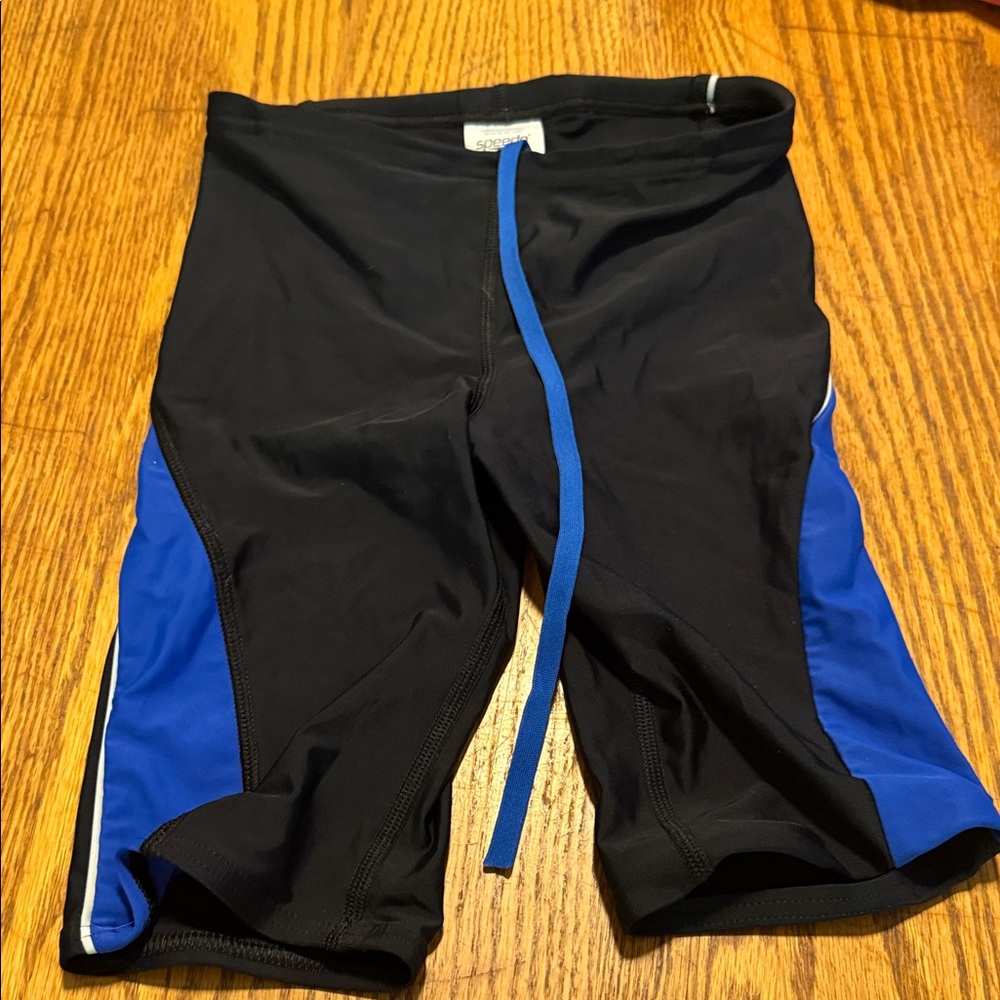 Speedo Men's Swim Shorts - Black and Blue